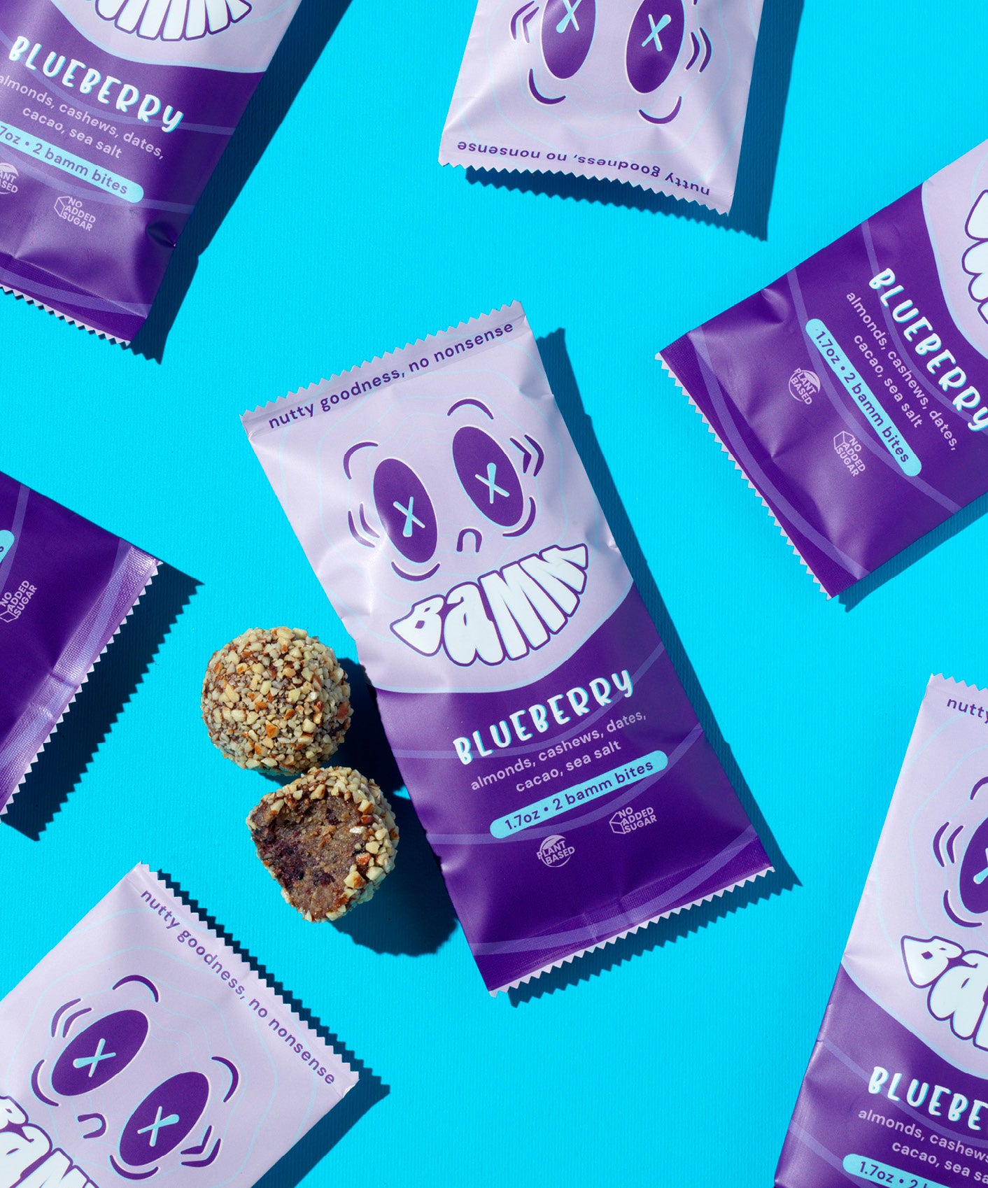 Blueberry Bamm Bites 12 Pack